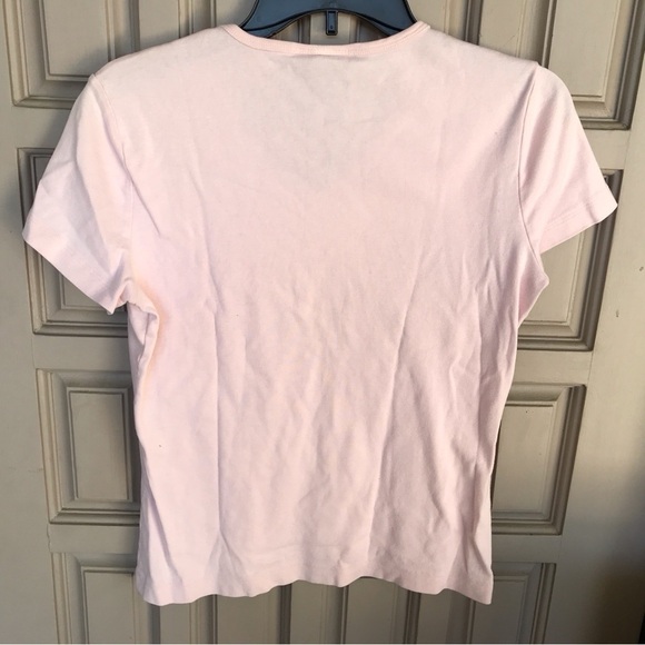 The Limited Basic Pink Tee SzM Short Sleeves V Neck - Picture 5 of 5